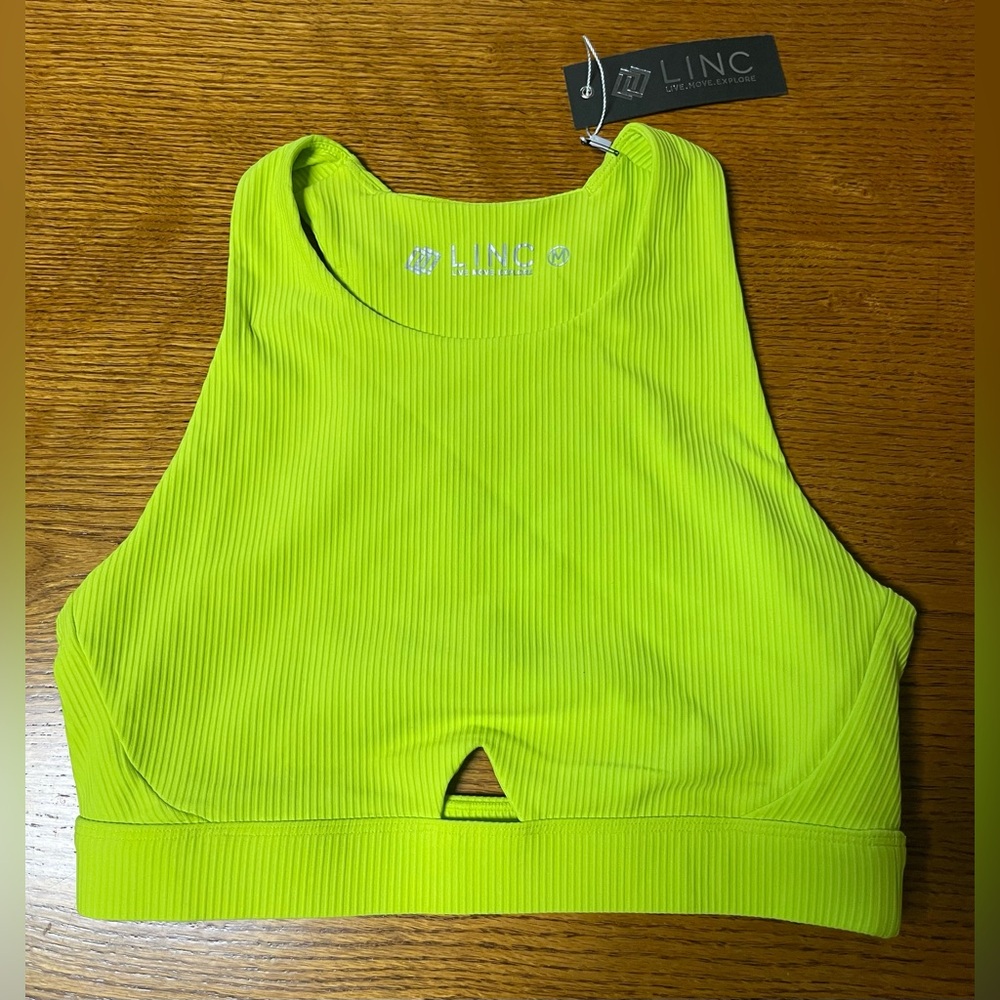 NWT LINC ACTIVE Believe In You Bra
